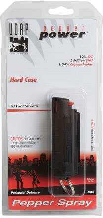 UDAP HCB Pepper Spray .4 Oz/11G 10% OC Up To Feet Black