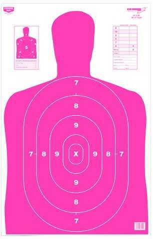 Birchwood Casey 37039 EZE-Scorer BC-27 23" x 35" Silhouette Target 5 Pack Pink