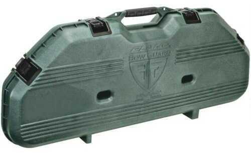 Plano All Weather Hard Bow Case 48"X20.75"X7.5" Lockable Latches Rubber Seals Foam Padding Green