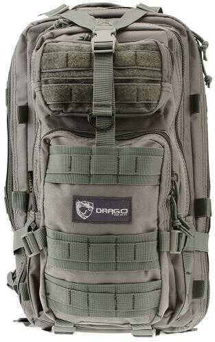 Drago Gear 14301GY Tracker Backpack Tactical 600D Polyester 18" X 11"X11" Gray