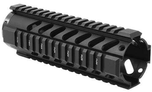 Aim Sports MT060 AR Carbine Length Quad Rail AR-15/M4 Black Hardcoat Anodized Aluminum 7.00"