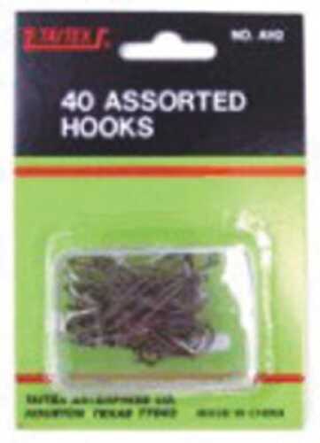 Taitex Assorted Hooks Hang Pack 40Pcs Md#: Ah2