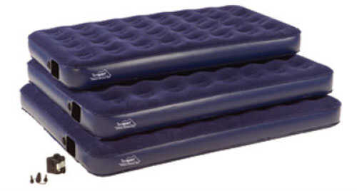 Tex Sport Deluxe Air Bed With Built-In Battery Pump 74" X 39" 6" - Twin Size Long Lasting Extra-Heavy Pvc Soft Vel