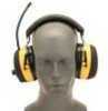 Peltor 9054H1-Dc-PS Worktunes 24 Db Over The Head Yellow Earcups With Black Headband & Am/Fm Radio