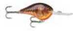 Rapala Dives-To Series Crankbait 2-.25" 3/5Oz (10')Dark Brown Crawdad Model: DT10DCW