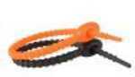 UST Snake TIES 6 Pack 3Black/3 Orange 8" .2Oz