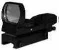 Tactical Electro Dot Sight Red/Green - 4 Reticle - Built-In Mount (Integrated Rail) For Standard Bases - No Need To reze