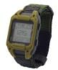 Humvee Recon Digital Watch Olive Nylon Strap Green Face