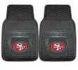 FanMats 2 Piece Vinyl Car Mat Set Nfl - San Francisco 49ers