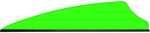 Q2i Fusion X-II SL Vanes Neon Green 2.1 in. 100 pk. Model: Q21043