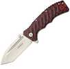 Proelia TX010 Folder 4in S&W Tanto Blade Black/Red G-10