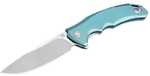 Artisan Tradition Folder 3.94 in Green Titanium Handle Plain