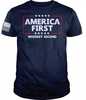 Printed Kicks America First Men's T-shirt Navy Medium