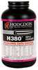 Link to Hodgdon H380 Smokeless Powder 1 Lb by HODGDON and IMR & WINCHESTERH380â„¢ was an unnamed spherical rifle propellant when the late Bruce Hodgdon first used it. When a 38.0 grain charge behind a 52 grain bullet gave one hole groups from his 22 caliber wildcat (now called the 22-250) and he appropriately named the powder H380. This Hodgdon H380 smokeless powder for sale is also a superb performer in the 220 Swift and 243 and 257 Roberts and other fine varmint cartridges. Grain shape is hollow b