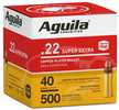 22 Long Rifle 40 Grain Lead 500 Rounds Aguila Ammunition