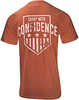 Glock Carry With Confidence Rust Orange Small Short Sleeve Shirt