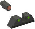 Meprolight Hyper Bright Night Sights For Smith And Wesson M&P Shield Tritium Orange /Green