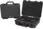 NANUK 925 4 Up Pistol Case With Foam Graphite Polyethylene