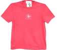 Browning Women's Short Sleeve T-shirt Wildflowers Small Pink