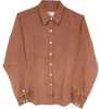 Browning Women's Lg Sleeve Microfibr Shirt Medium Terra Cotta