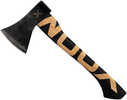 Woox Bu VOLANTE 4" Throwing Axe Carbon Steel Blade Black Hickory W/ Wood Logo Handle 14" Long