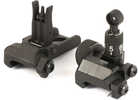 JE Flip-Up Front/Rear AR15 Sight Aluminum Black