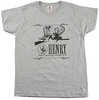 Henry Heart Ladies T-Shirt Dark Ash Medium Short Sleeve