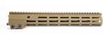 Geissele Automatics 05651S Super Modular Rail MK16 9.50" M-LOK, Desert Dirt Aluminum For AR Platform, Barrel Nut Include