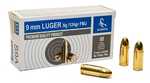 9mm Luger 124 Grain FMJ 50 Rounds Scorpio Ammunition