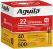 22 Long Rifle 40 Grain Lead 500 Rounds Aguila Ammunition