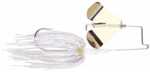 Prototype Lures Buzzbait 3/8oz White With Gold Blade Model: Gb38-03