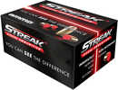 Ammo Inc 380100TMCSTRKRED50 Streak Visual (Red) 380 ACP 100 Gr Total Metal Case (TMC) 50 Per Box