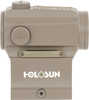 Holosun E403BGRFDE He403B Flat Dark Earth Anodized 1X 2 MOA Green Dot Reticle Includes Battery/Lens Cloth/Mount/T10 L Ke