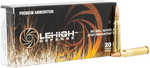 Lehigh Defense Ammo Controlled Chaos 223 Remington Solid Copper Hollow Point 62 Grains 20 Rounds