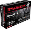 Winchester Ballistic Silvertip Rifle Ammo 243 Win. 95 gr. Ballistic Silvertip 20 rd. Model: SBST243A