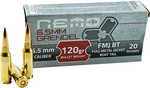 Nemo Arms  6.5 Grendel 120 Grain Full Metal Jacket Boat Tail 20 Per Box