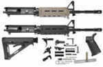 AR-15 A3 Del-Ton 16" M4 Kit With Magpul MOE Flat Dark Earth Furniture Less Lower Receiver