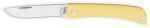 Case Knife Yellow Handle Sod Buster Jr