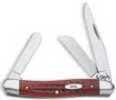 Case 00786 Stockman Medium 2.57"/1.88"/1.71" Folding Clip/Sheepsfoot/Spey Plain Mirror Polished Tru-Sharp SS Blade/Corn