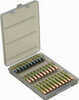 MTM Case-Gard Ammo Wallet 22 LR 17 Hm2 Clear Smoke Polypropylene 30Rd