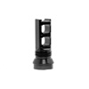 Breek Arms 2Bo 2 Port Muzzle Brake AR-15 22 Caliber (.223-.224) 1/2-28 Threads Black Steel