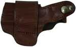 Bond Arms Leather Driving Holster RH 3" Barrel Brown With Henna Stitching