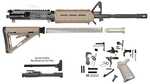 Del-Ton 16 16 M4 FDE Magpul MLOK Rifle Kit