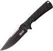 Master Cutlery Elite Tactical Backdraft Fixed Knife 5" Blade Black