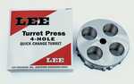 Link to The Lee Aluminum 4-hole Turret for quick caliber change for the 4-Hole Turret Press and Classic Turret Press. This 4 hole turret will not fit inside the Pro 1000 or 3 Hole Turret Press.</p>