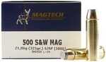 Magtech Handgun Ammunition .500 S&W 325 Gr JSP 1801 Fps 20/Box