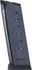 Mec-Gar 1911 Officer Handgun Magazine With Plastic Removable Buttplate & Follower .45 ACP Ht Blued 7 rds High Cap