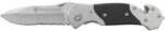 Smith & Wesson 1St Response Drop Point Folding Knife 3 3/10" Blade Black And Silver