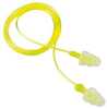 Peltor Sport Tri-Flange Corded Reusable Earplugs Neon Yellow 3 Pair/Pk