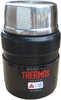 Thermos Stainless King&trade; Vacuum Insulated Food Jar w/Folding Spoon - 16 oz. Steel/Matte Black